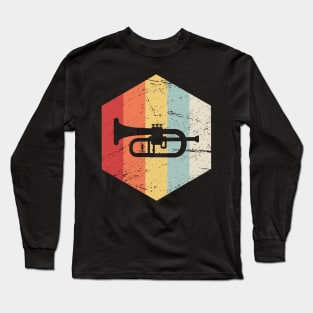 Retro 70s Trumpet Icon Long Sleeve T-Shirt